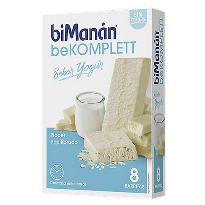 Bimanán Bekomplett Be Komplett Barras Sabor Yogurte 8Uds